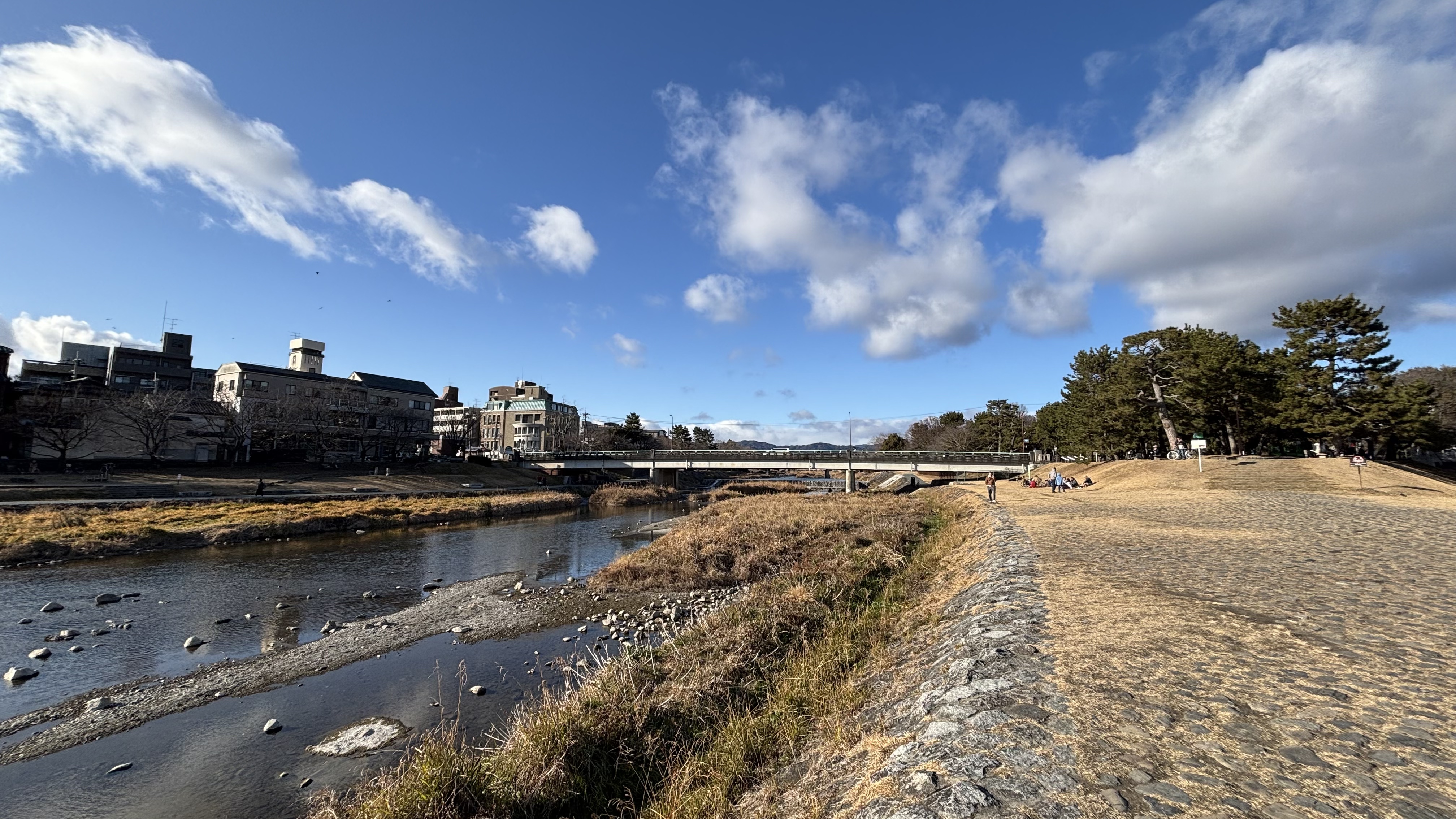 A relaxing afternoon at Kamo River